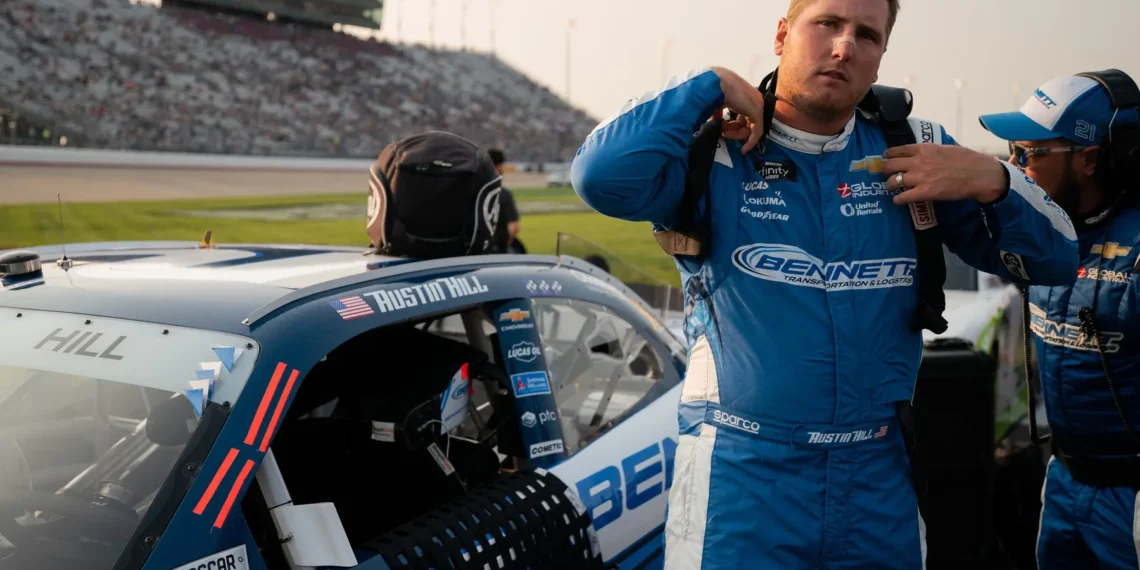 Austin Hill’s Explosive Confrontation Ignites Social Media Fury in NASCAR Showdown