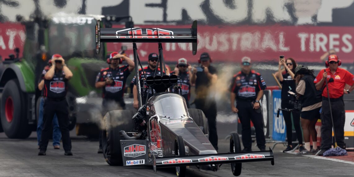 Tony Stewart Roars to Historic No. 1 in NHRA Top Fuel Showdown