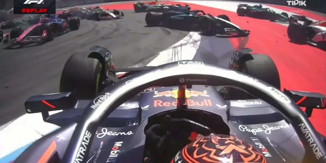 Max Verstappen Retires After Lap 1 Clash: Austrian Grand Prix Drama Unfolds – video