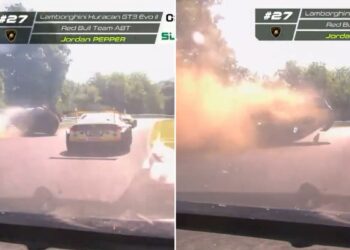 Rolf Scheibner’s Aston Martin FLIPS in Thrilling Nurburgring Battle Resulting in Dramatic Upset – Rushed to hospital after terrifying crash