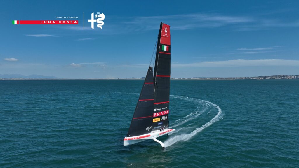 Alfa Romeo alinha no America’s Cup a bordo do Luna Rossa