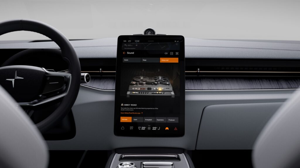 Polestar 3 introduz novo sistema de som “Abbey Road Studios”,