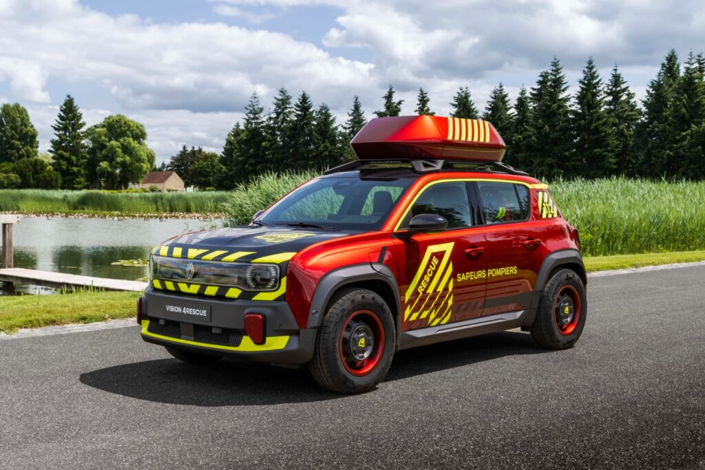 Vision4rescue é um veículo de emergência inspirado no Renault 4 E-TECH