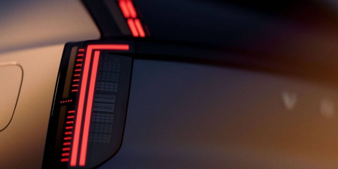 Volvo mostra o primeiro vislumbre do novo EX60 elétrico