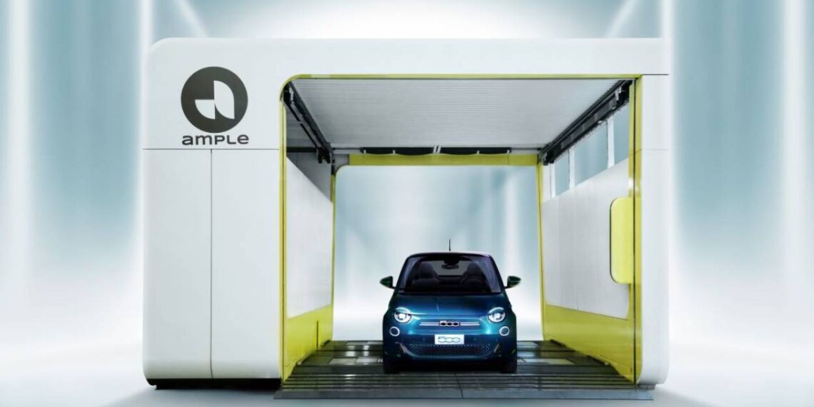 Fiat 500e vai testar estação de troca de baterias em Madrid