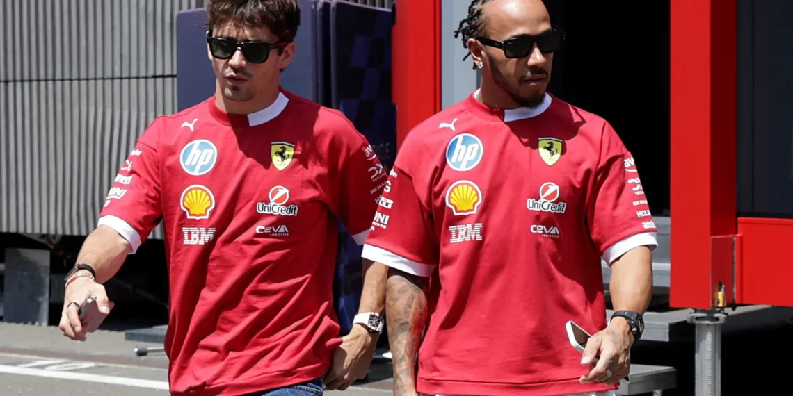 Ferrari’s Charles Leclerc Unleashes Shocking Revelation: Lewis Hamilton Not His Target in F1 Battle
