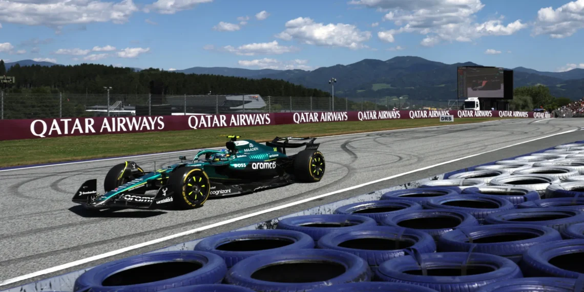 Fernando Alonso’s Daring Escape from Hamilton’s Aggressive Overtake at Austrian Grand Prix