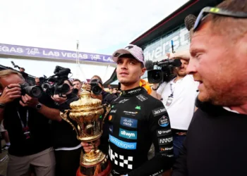 Lando Norris’ Grand Prix Victory Celebration Interrupted by Dramatic Fence Accident