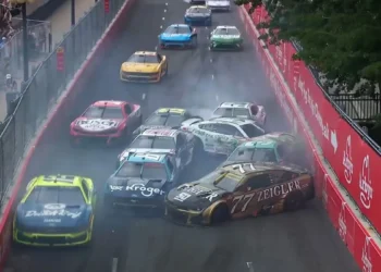Carson Hocevar Triggers Chaotic NASCAR Pile-Up, Halts Chicago Race with Early Red Flag – Video