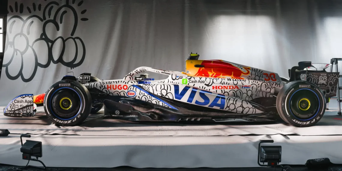 Visa Cash App Racing Bulls Unleash Dazzling New Livery by Visionary Artist Slawn – Video