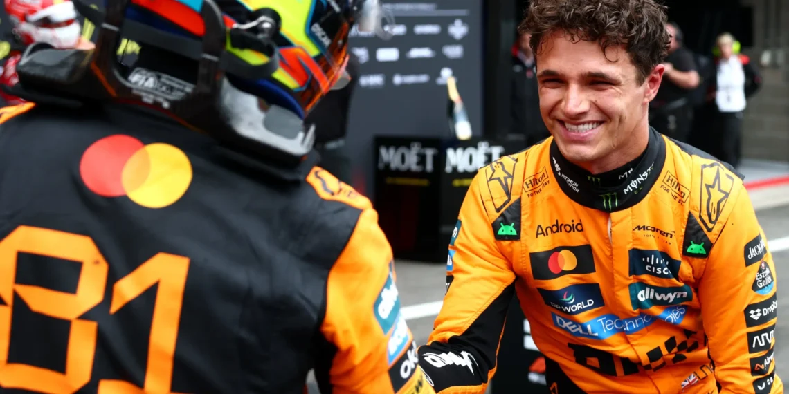 Lando Norris Admits Defeat to Oscar Piastri in Epic Belgian Grand Prix Showdown