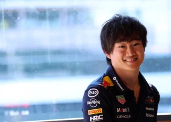 Red Bull’s Tsunoda Rises: Thrilled by Upgrade, Hungaroring Awaits with Bated Breath