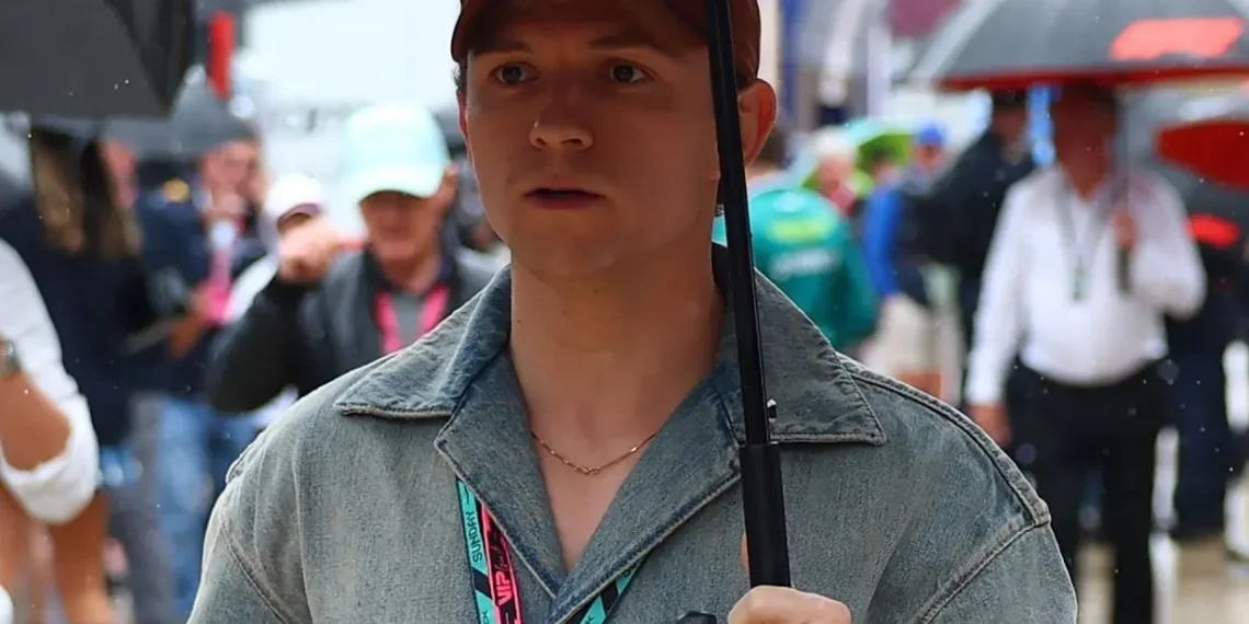 Tom Holland leads star-studded British GP Gridwalk with A-list celebrities at Silverstone!
