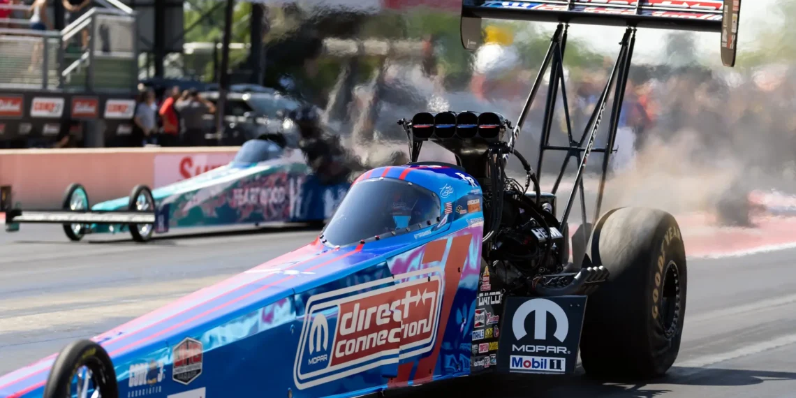 Tony Stewart Leads Explosive NHRA Regular Season Showdown