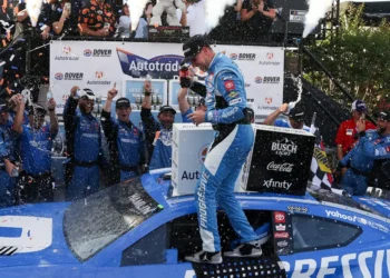 Denny Hamlin Faces Teammate’s Controversial Act: Did Chase Briscoe Play Fair at Dover?