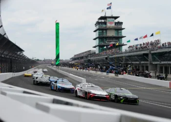 Hamlin Dominates Brickyard 400 Practice, Lightning Speed on Display