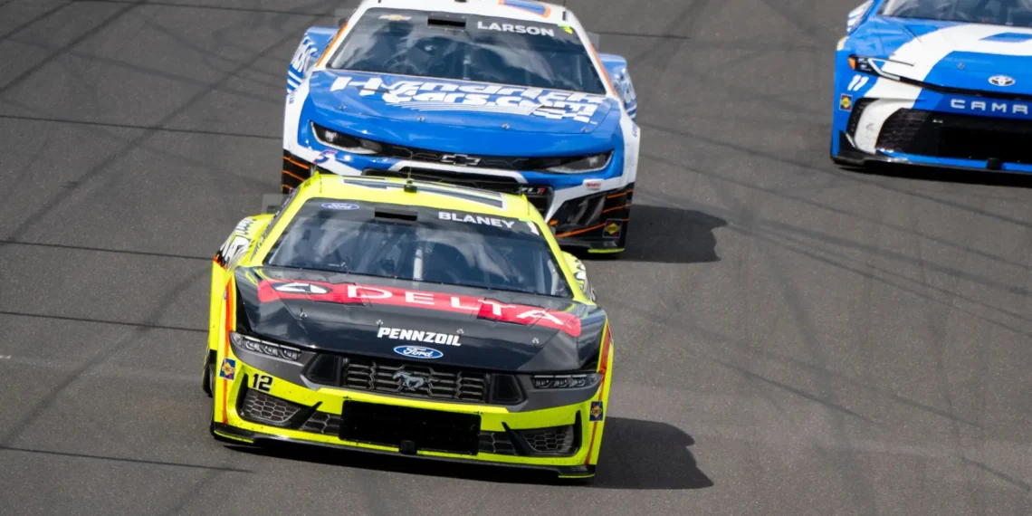Ryan Blaney’s Heartbreak: Dramatic Penalty Shakes Roger Penske’s Home Turf at Brickyard 400