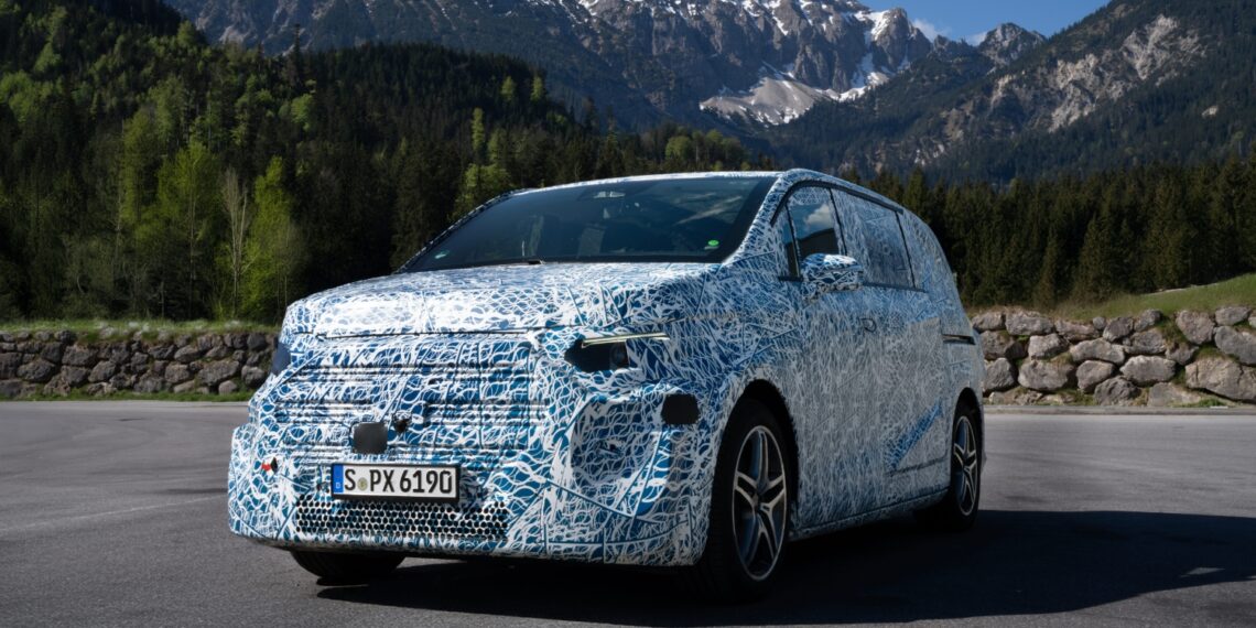 Mercedes-Benz mostra as primeiras imagens do VLE totalmente elétrico
