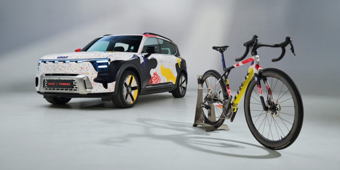 Smart#5 ganha versão única inspirada no ciclismo