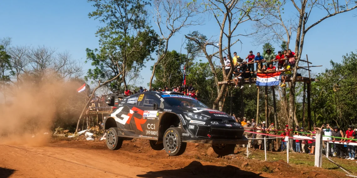 Rovanpera Seizes Unexpected Lead in Thrilling WRC Rally Paraguay After Fourmaux’s Shocking Puncture