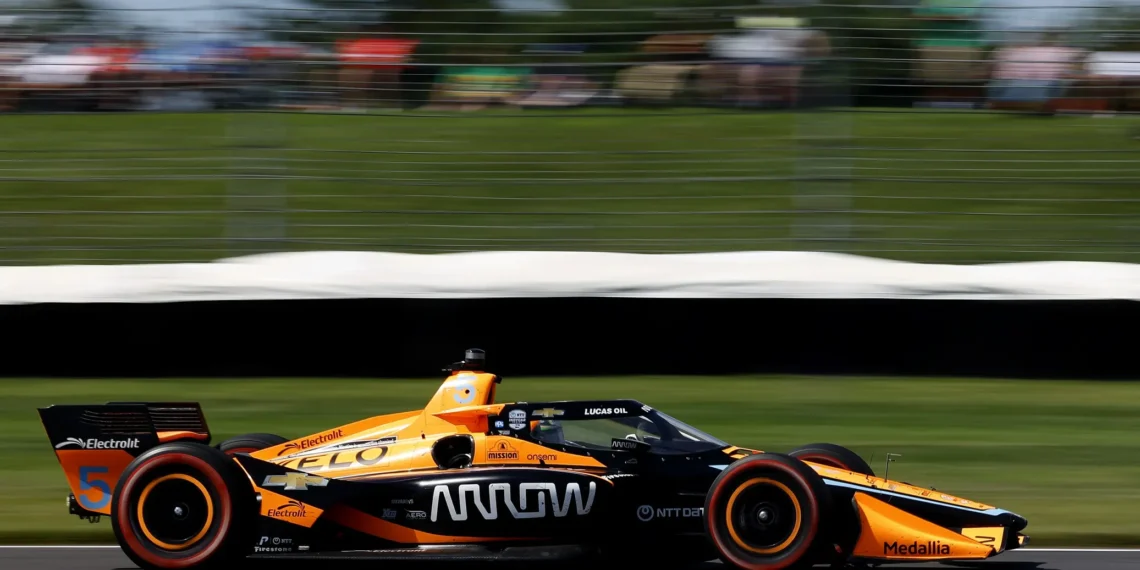 Pato O’Ward Shatters Records with Stunning 202.621 mph Pole at IndyCar Nashville Finale!
