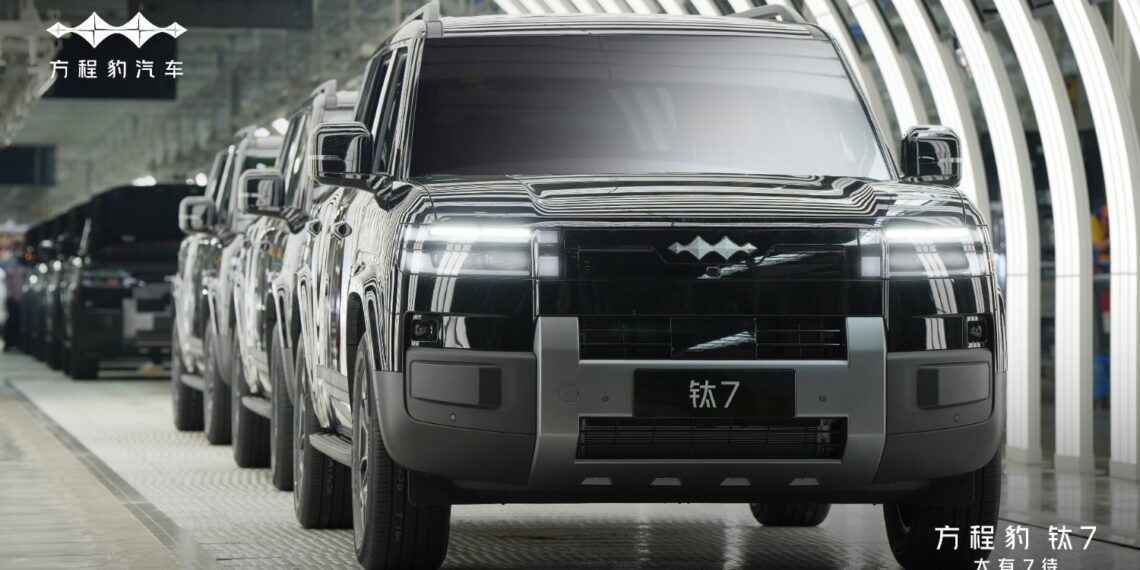 Fang Cheng Bao inicia produção do novo SUV híbrido plug-in Ti7