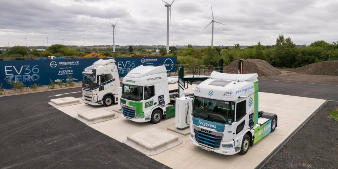 Nissan inaugura estação de carregamento para camiões elétricos