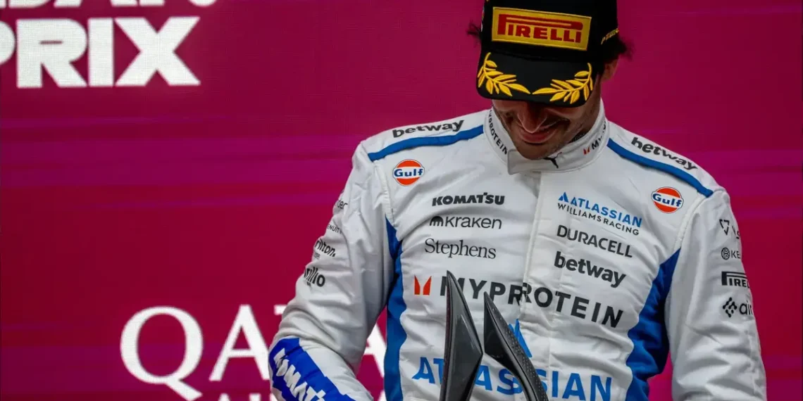 Carlos Sainz Sparks Williams F1 Revival with Thrilling Podium Finish in Azerbaijan Showdown!