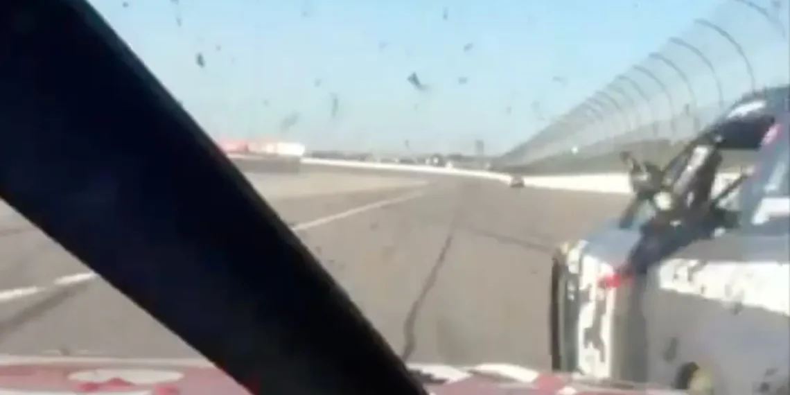 Bubba Wallace’s Explosive Gesture at Denny Hamlin Sparks Controversy After Kansas Clash!