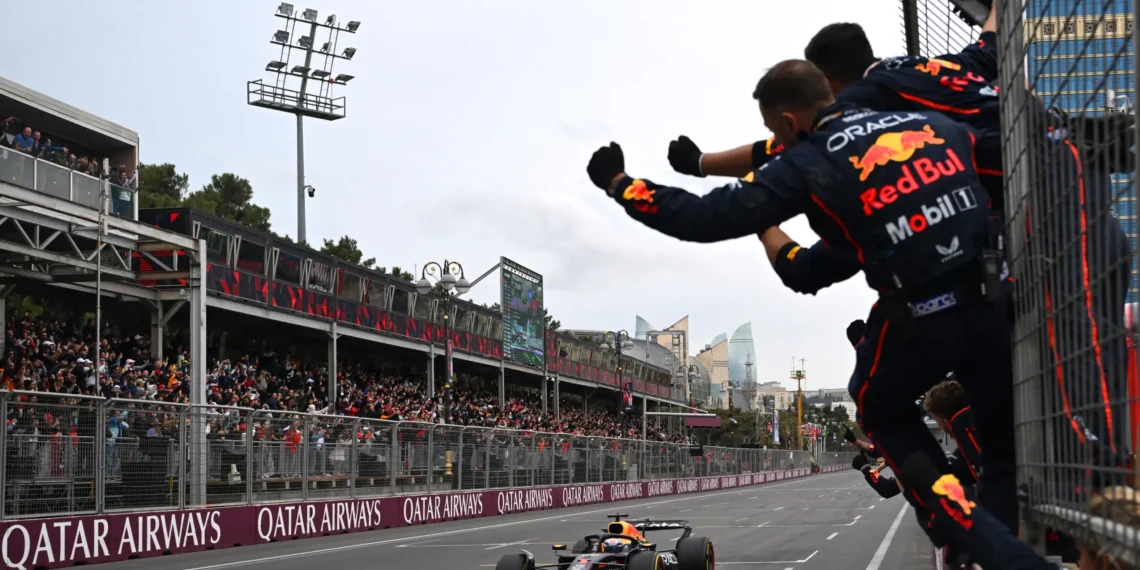 Max Verstappen Makes History with Dominant Baku Win, Tying Lewis Hamilton’s Grand Slam Record!