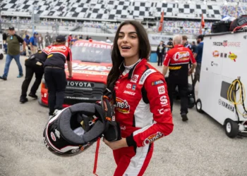 Toni Breidinger Triumphantly Reclaims Stolen Firesuit in Shocking Watkins Glen Heist!