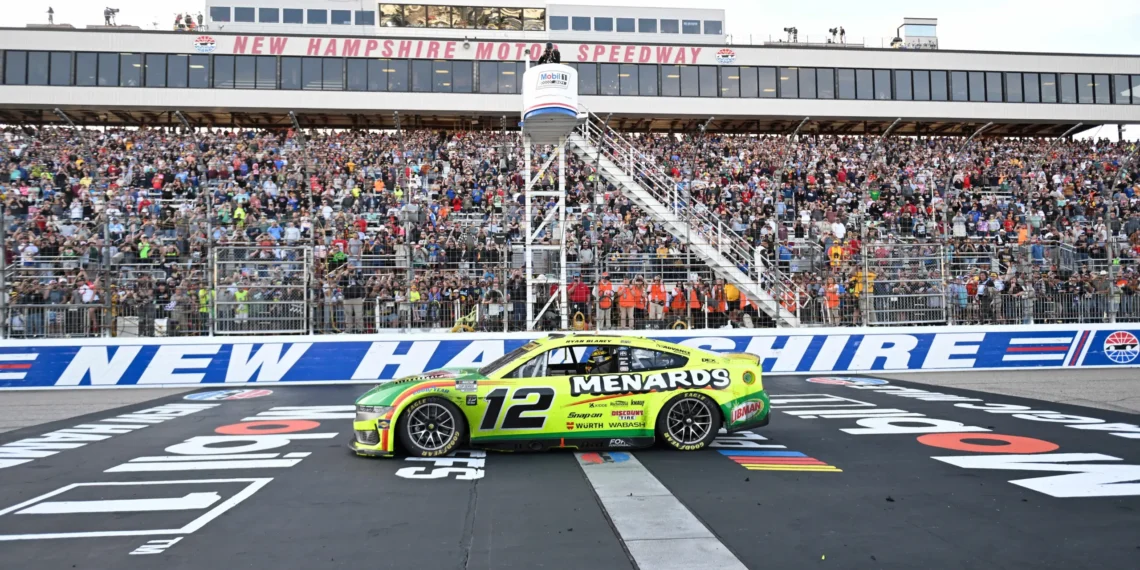Ryan Blaney Triumphs at New Hampshire: A Grateful Victory Amidst Intense Rivalry with Josh Berry