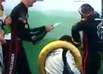 VIDEO – Max Verstappen’s Hilarious GT3 Champagne Fumble Leaves Fans in Stitches as Video Goes Viral