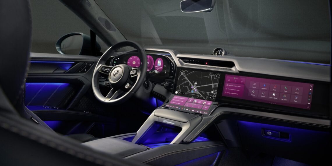 Porsche mostra o interior do novo Cayenne elétrico antes da estreia