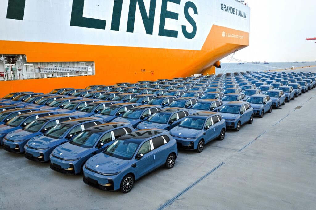 Leapmotor B10 já embarcou rumo à Europa