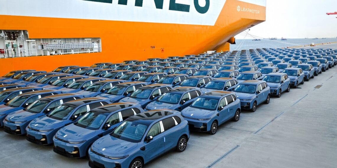 Leapmotor B10 já embarcou rumo à Europa