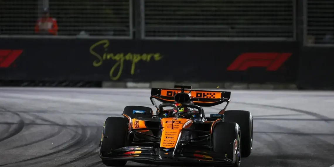 Oscar Piastri Shatters Records in Dramatic F1 Singapore GP Practice Amid Red Flag Chaos!