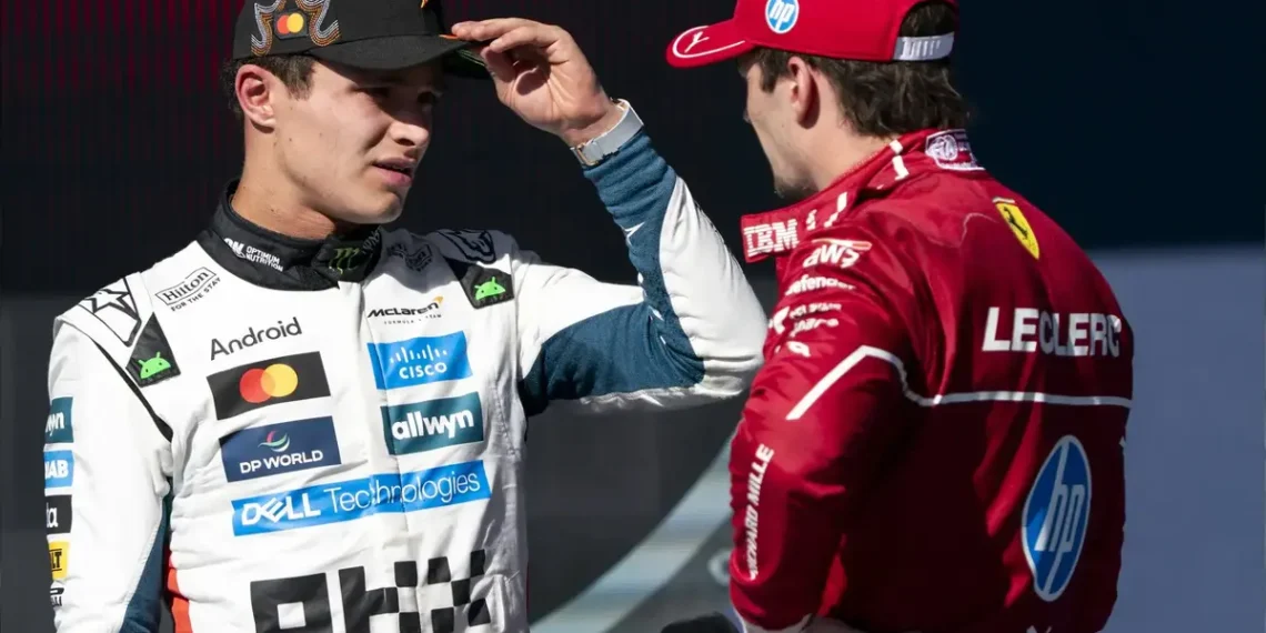 Lando Norris and Charles Leclerc Spill Hilarious Secrets from Epic United States GP Showdown!
