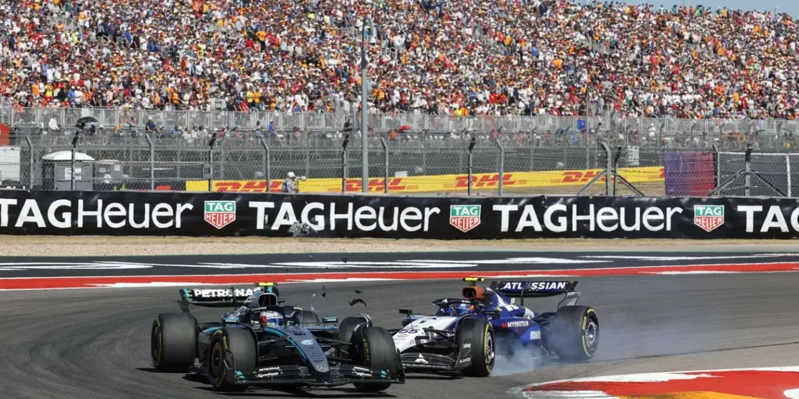 F1 Scandal Erupts: Late Penalty Shakes Up US Grand Prix After Sainz’s Controversial Collision!
