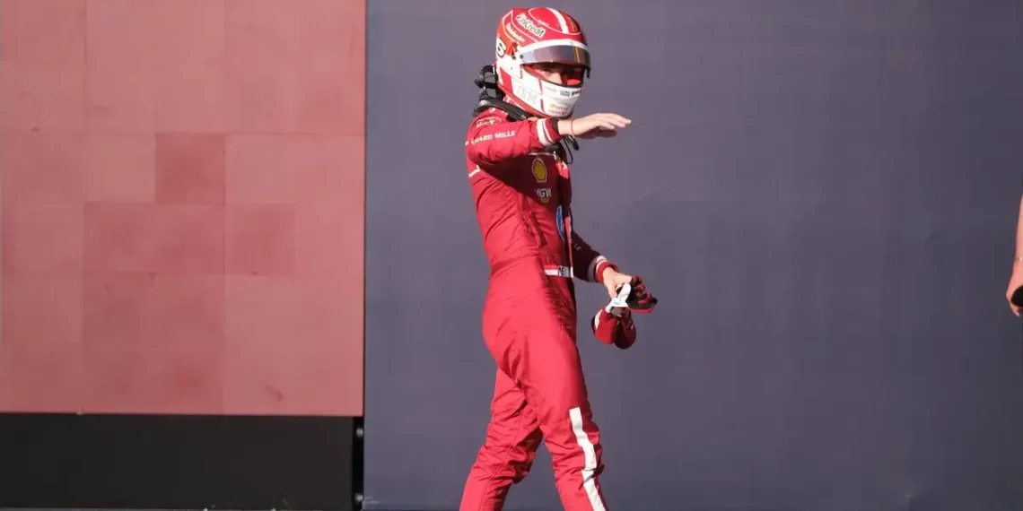 Leclerc Defies Rumors with Thrilling Podium Finish at US Grand Prix: Ferrari’s Bold Comeback!