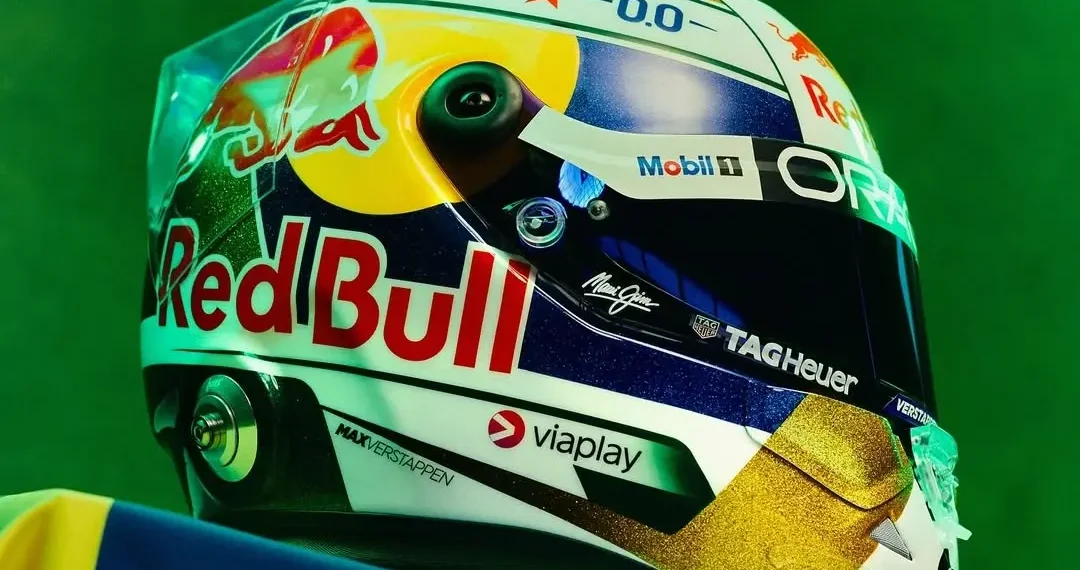 Max Verstappen Unveils Stunning Brazilian Tribute Helmet Ahead of Epic F1 Championship Showdown