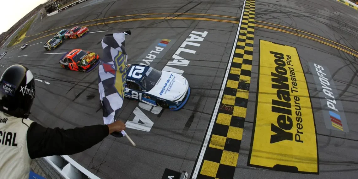 Austin Hill Triumphs in Thrilling NASCAR Xfinity Race at Talladega Amidst Chaos and Crashes