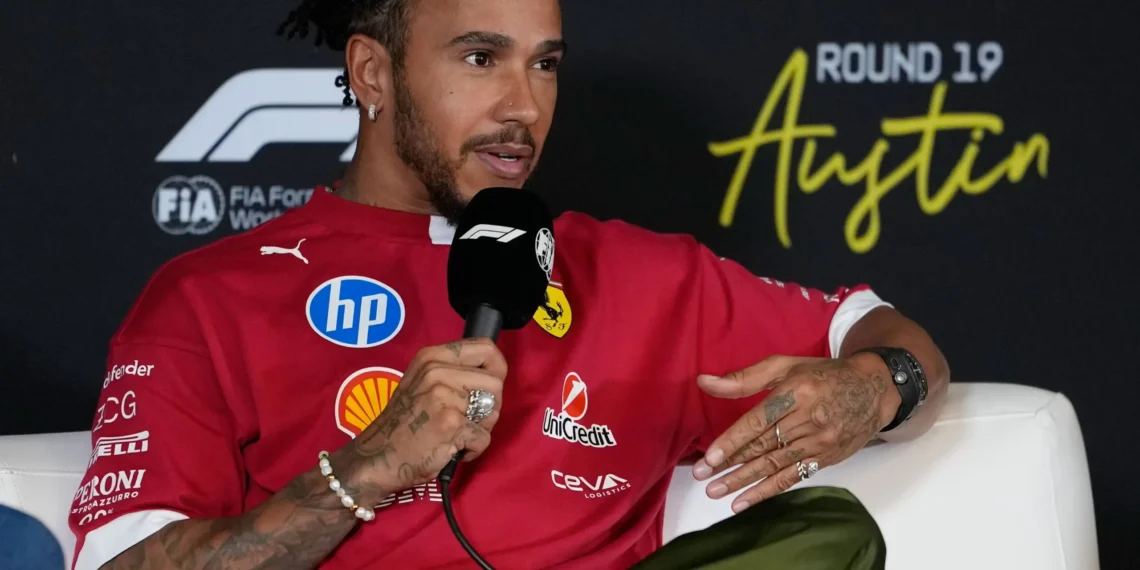Lewis Hamilton Slams “Distracting” Christian Horner to Ferrari Rumors Amid Team Turmoil
