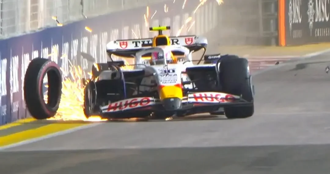 Liam Lawson’s Heart-Stopping Singapore Crash: Major Damage Shakes Up Grand Prix Hopes!