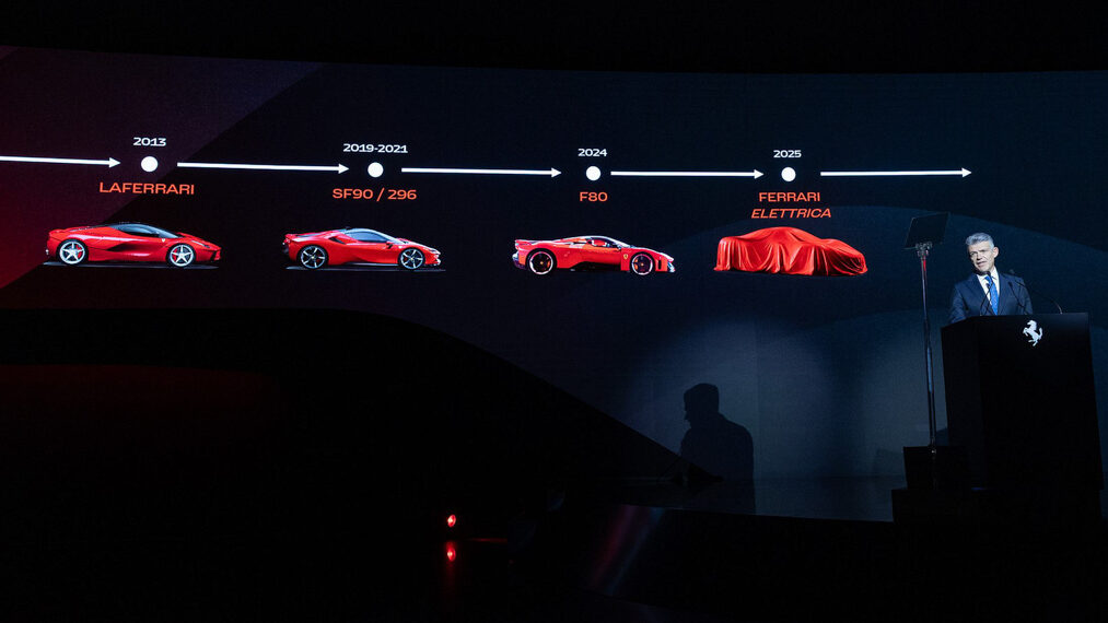 Apesar da aposta 100% elétrica: Ferrari promete manter motores V6, V8 e V12