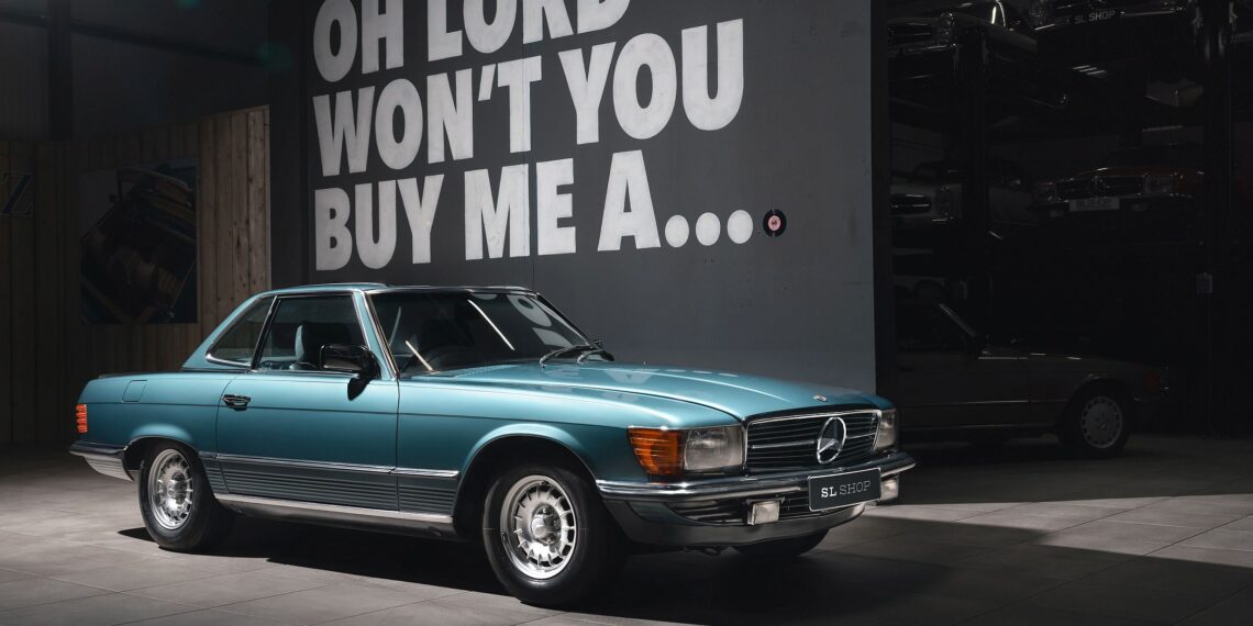 Mercedes 500SL de 1982: “quarentão” com apenas 67 km