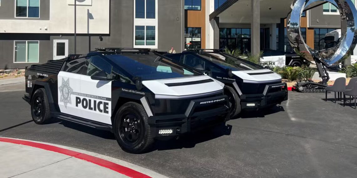 Tesla Cybertruck ao serviço da Polícia de Las Vegas