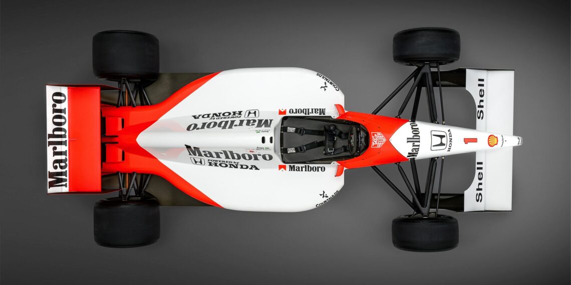 Histórico McLaren MP4/6 de Ayrton Senna vai a leilão