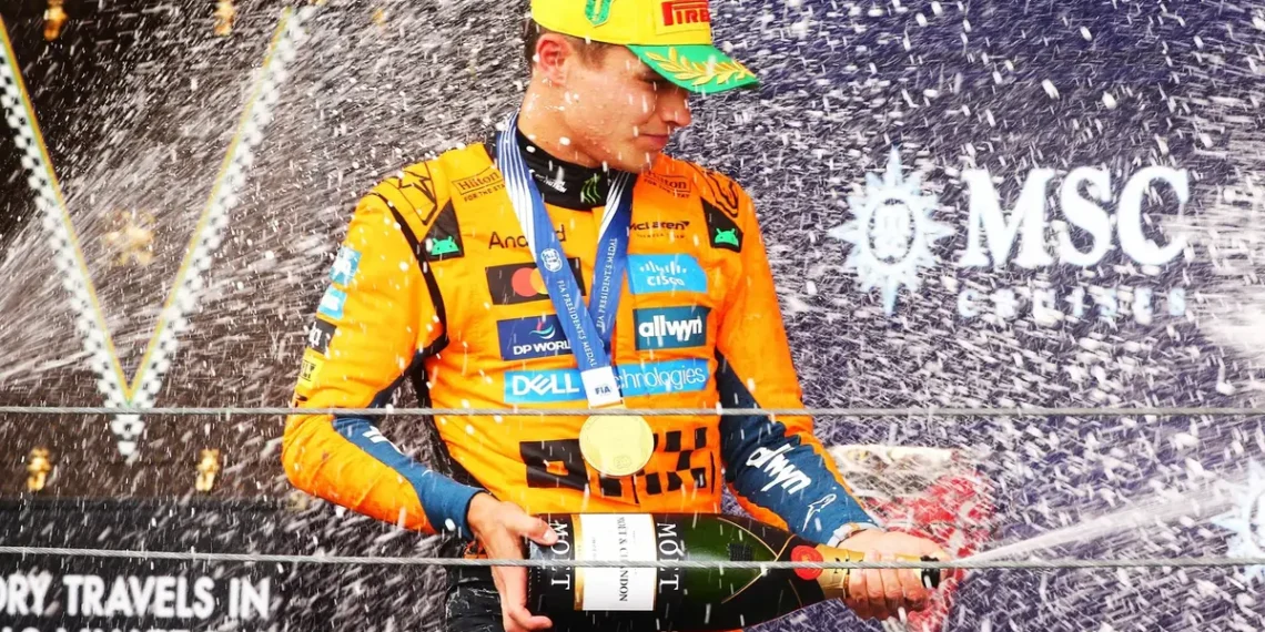 Scandal Erupts as Racing Bulls Team Member Disrespects Lando Norris at Sao Paulo GP Podium!