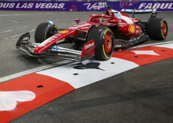 Ferrari Roars in Las Vegas: Leclerc Confident Amidst Thrilling F1 Practice Challenges!
